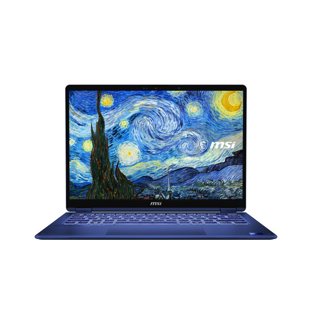 MSI_NB_Prestige14FlipAI_VincentvanVangogh_TheStarryNight_photo02